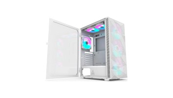 Montech X3 MESH RGB Lighting Mid-Tower ATX Gaming Case White