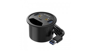 ORICO DESK-2U1C Desktop Power Grommet USB 3.0 Multi-function HUB