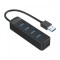 ORICO TWU3-4A 4-Port USB 3.0 HUB Black