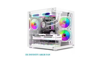 OVO 280W 5X-ARGB Infinity Desktop Case