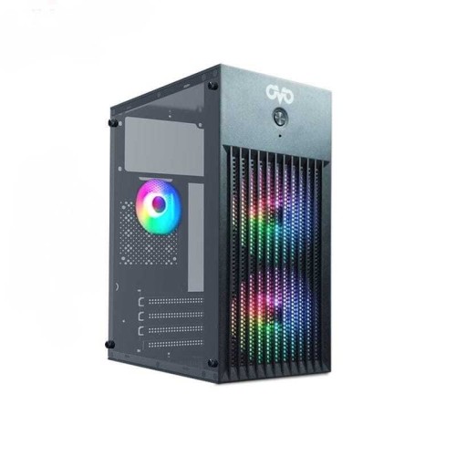 OVO J618B Acrylic Micro ATX Desktop Casing