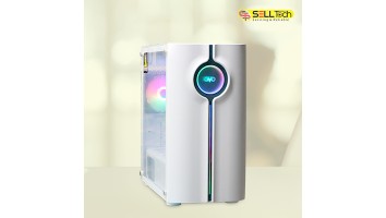 OVO M2F White MID Tower Gaming Casing