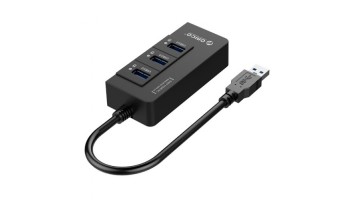 Orico HR01-U3-V1-BK USB 3.0 Hub with Gigabit Lan Port
