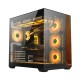 PC POWER DARK WOOD Casing With 7 FANS and 650W PSU