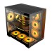 PC POWER DARK WOOD Casing With 7 FANS