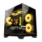 PC POWER OCEAN VIEW BK M-ATX GAMING CASING WITH 7 ARGB FAN and 350W POWER SUPPLY