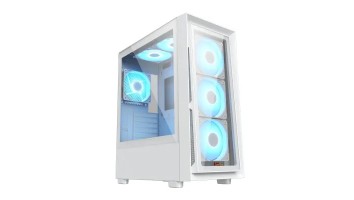  PC Power Crystal Glass V3 WH ATX Desktop Gaming Casing