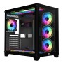 PC Power ICEBERG V2 Black With 650W PSU AND 10 FANS Gaming Case