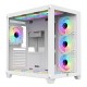 PC Power ICEBERG V2 White With 650W PSU AND 10 FANS Gaming Case