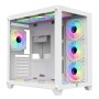 PC Power ICEBERG V2 White With 650W PSU AND 10 FANS Gaming Case
