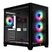 PC Power ICEBERG V2 black WITH 650W PSU AND 7 FANS Gaming case