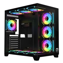 PC Power ICEBERG V3 Black Gaming Casing With 10 FANS
