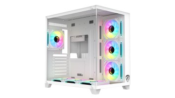 PC Power ICEBERG V3 White Gaming Casing With 7 FANS