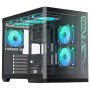 PC Power Iceland Edge BK Casing With 6 FANS and 850W 80+ GOLD PSU