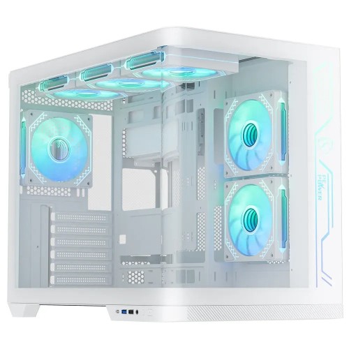 PC Power Iceland Edge WH Casing With 9 FANS