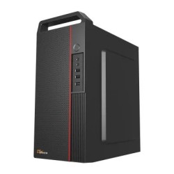 PC Power Pro Case V2 BK Desktop Casing with Power Supply