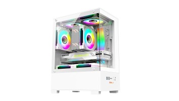 PC Power River View WH M-ATX Gaming Casing