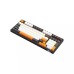 PC POWER K98 Gaming RGB Mechanical Keyboard (Black & White + Orange)