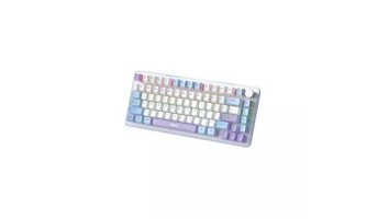 PC Power K82 RGB Wired Mechanical Keyboard (Blue Purple – Red Switch)