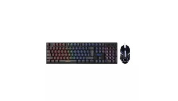 PC Power PGC001D105 Wired Keyboard & Mouse Gaming Combo