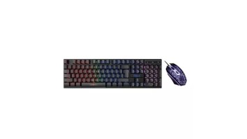 PC Power PGC801DG17 Wired Keyboard & Mouse Gaming Combo