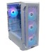 PC Power PP-GS2401 WH Flow White Light Mesh Desktop Gaming Casing