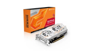 PELADN RX 5500 XT 8G GDDR6 Dual Fan Gaming White Graphics Card