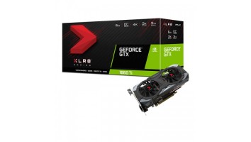 PNY GeForce GTX 1660 Ti 6GB Dual Fan XLR8 Gaming Overclocked Edition GDDR6 Graphics Card