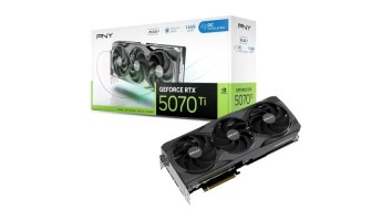 PNY GeForce RTX 5070 Ti OC Plus Triple Fan 16GB GDDR7 Graphic Card