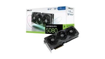 PNY GeForce RTX 5080 OC 16GB Triple Fan GDDR7 Graphics Card