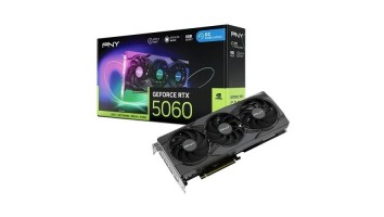 PNY GeForce RTX 5060 ARGB EPIC-X RGB Overclocked Triple Fan 8GB GDDR7 Graphics Card