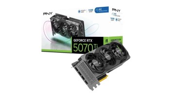 PNY GeForce RTX 5070 Ti OC Triple Fan 16GB GDDR7 Graphic Card