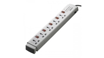 Huntkey PZC504 FivePorts 3 Line Surge Protection PowerStrip