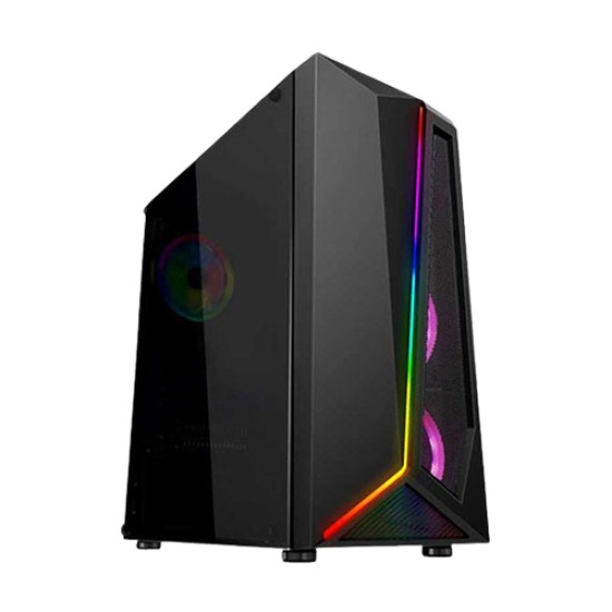 REVENGER EVESKY Tempered Glass MID TOWER RGB GAMING CASE