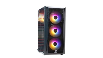 REVENGER SHOCKWAVE MID TOWER RGB GAMING CASE