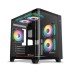 Revenger Air Tank Mini 5 ARGB Infinity Fans Black Gaming Casing (Tempered Glass Curved Window)