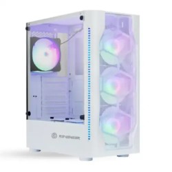 Revenger HAWA Mid Tower ATX RGB Gaming Case White