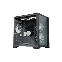  Revenger LEO DYNAMIC Mini Mid Tower ATX Desktop Gaming Case (Black)