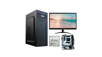 Ryzen 5 5600G Budget Gaming PC With 19 Inch Monitor Ryzen 5 5600G Budget Gaming PC With 19 Inch Monitor