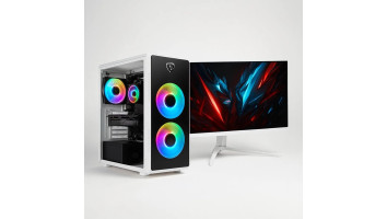 Intel Core i5 4th Gen Desktop PC | Esonic H81, 8GB RAM, 128GB SSD, 22 Inch Monitor