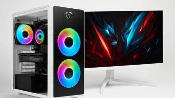 Ryzen 5 5600GT Desktop PC With 22 Inch 100Hz Monitor 