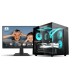 Ryzen 7 5700X Desktop PC + 8GB GPU+ 25 Inch Monitor 