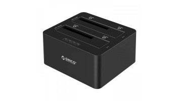 Orico 6629SUS3 Dual Bay 2.5"/3.5" SATA USB 3.0 HDD Enclosure With Docking Station