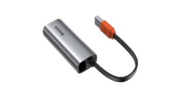 Baseus Steel Cannon Series USB A Gigabit LAN Adapter