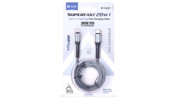 ZOOOK Superfast 20W i USB Type-C to Lightning Fast Charging Cable