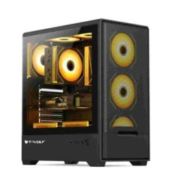 T-WOLF BLAZE BOX X4 ARGB Mid-Tower E-ATX Gaming Casing
