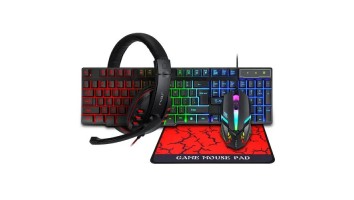 T-WOLF TF800 4 In 1 Gaming Combo Set