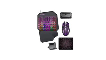 T-WOLF TF950 5 In 1 Wired Gaming Combo