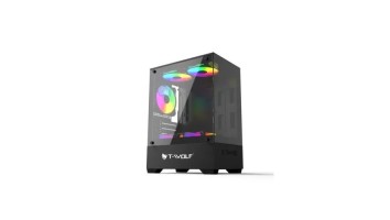 T-Wolf Ice Cooler X5 ARGB M-ATX Mid Tower Gaming Casing