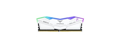 TEAM DELTA White 16GB 6000MHz DDR5 Gaming RGB Desktop RAM